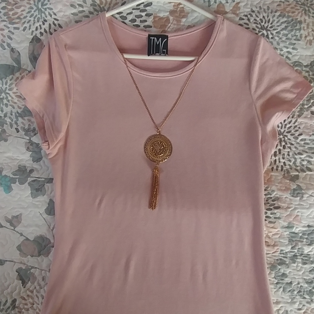 Blush pink top